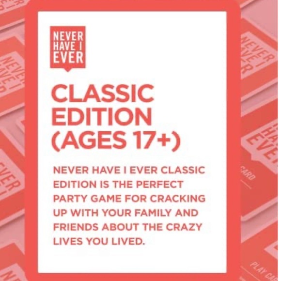 Never Have I Ever Party Game - Picture 5 of 6